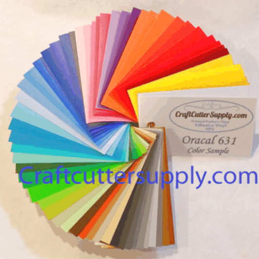 631 Oracal® Color Sample Ring - CraftCutterSupply.com