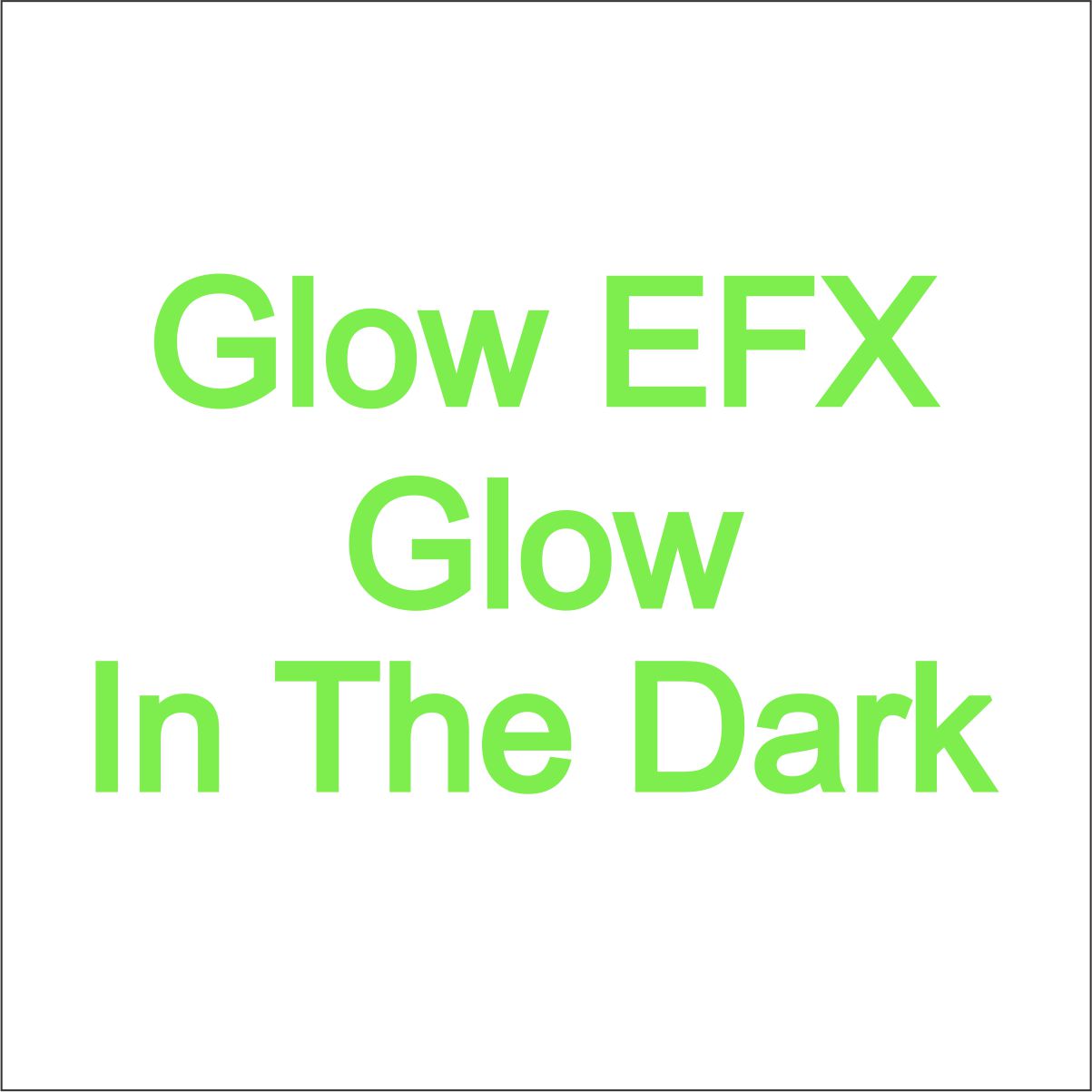 Glow EFX Glow In The Dark Adhesive Vinyl (Clearance) - CraftCutterSupply.com