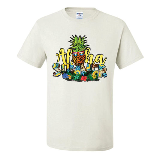 Aloha Summer Pineapple (CCS DTF Transfer Only)