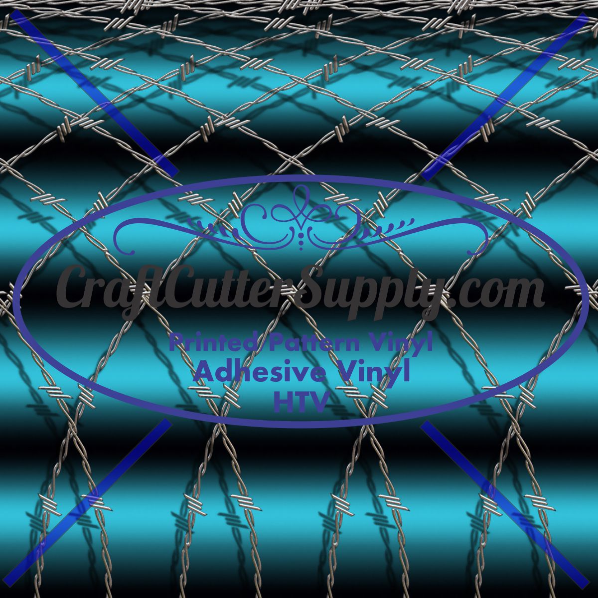 Arched Wire Aqua 12x12 - CraftCutterSupply.com