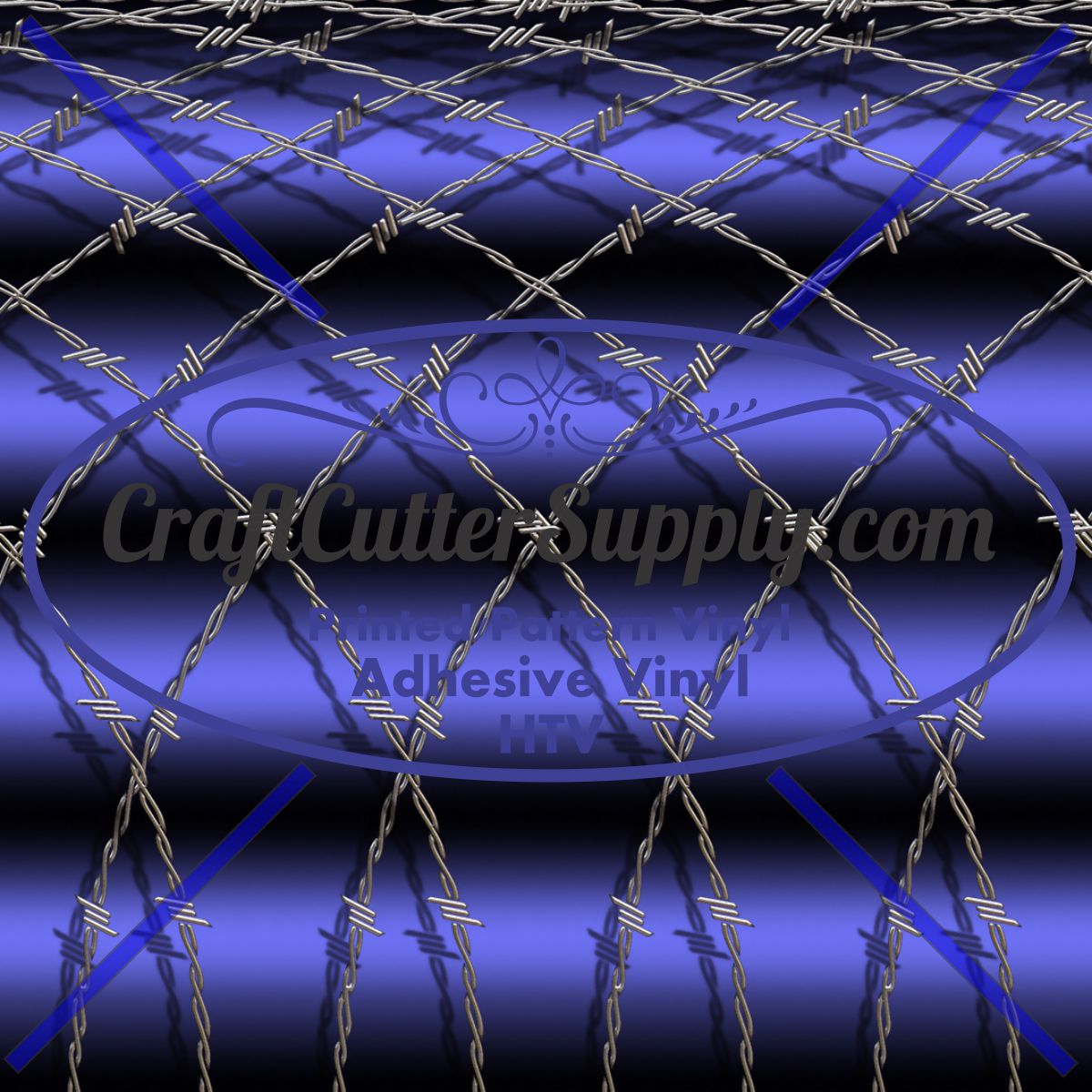 Arched Wire Blue 12x12 - CraftCutterSupply.com