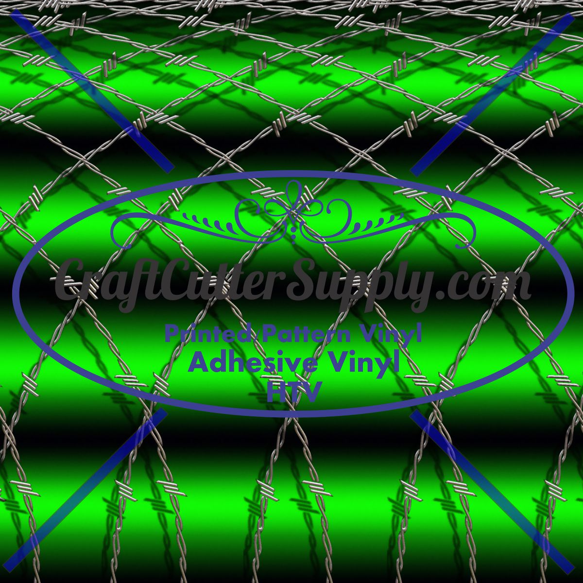 Arched Wire Green 12x12 - CraftCutterSupply.com