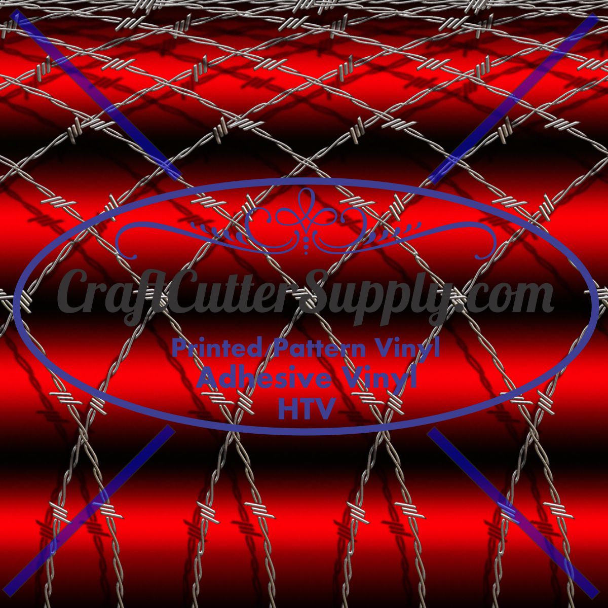 Arched Wire Red 12x12 - CraftCutterSupply.com