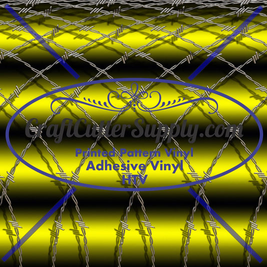 Arched Wire Yellow 12x12 - CraftCutterSupply.com