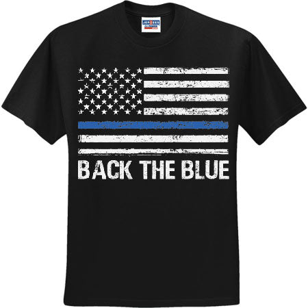 Back The Blue US Flag (CCS DTF Transfer Only) – CraftCutterSupply.com