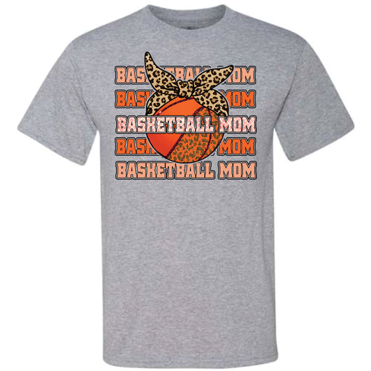 Basketball Mom Leopard Bow (CCS DTF Transfer Only)
