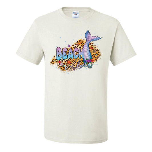 Beach Vibes Mermaid (CCS DTF Transfer Only)