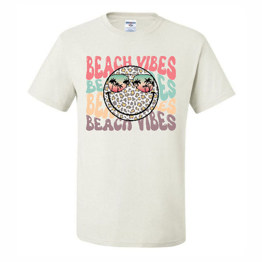 Beach Vibes Smiley (CCS DTF Transfer Only)