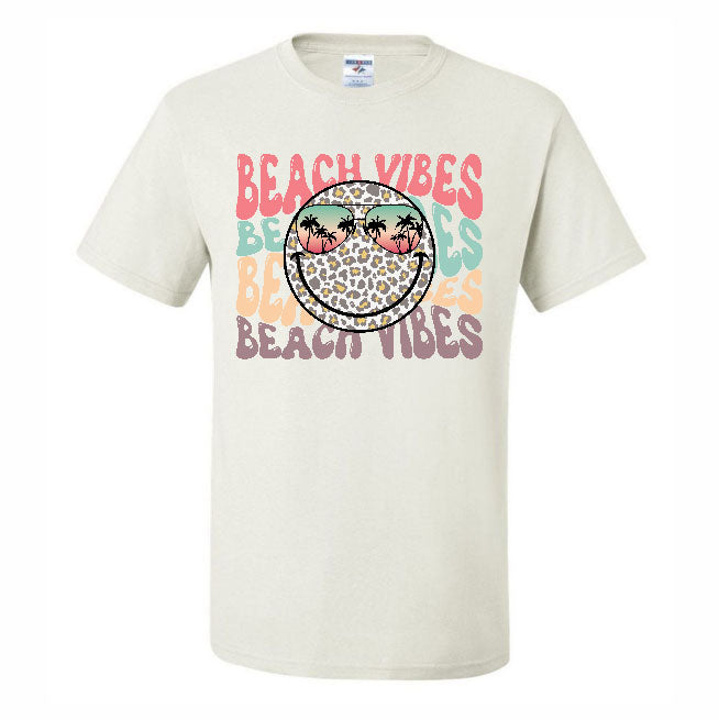 Beach Vibes Smiley (CCS DTF Transfer Only) – CraftCutterSupply.com