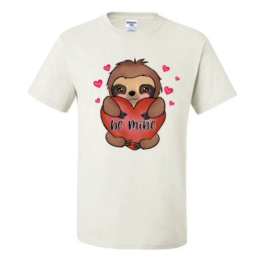 Be Mine Baby Sloth (CCS DTF Transfer Only)