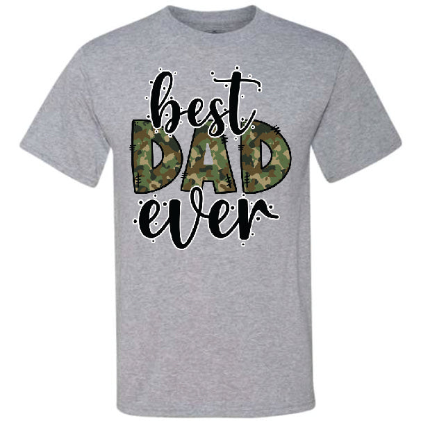 Best Dad Ever Camo (CCS DTF Transfer Only)