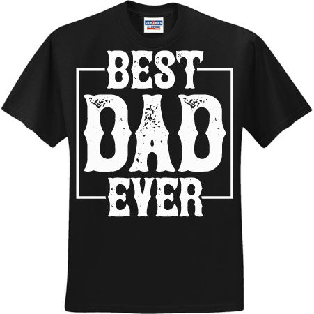 Best Dad Ever White (CCS DTF Transfer Only)