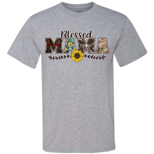 Blessed Mama Sunflower Western (CCS DTF Transfer Only)