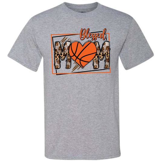 Blessed Mom Leopard Basketball (CCS DTF Transfer Only)