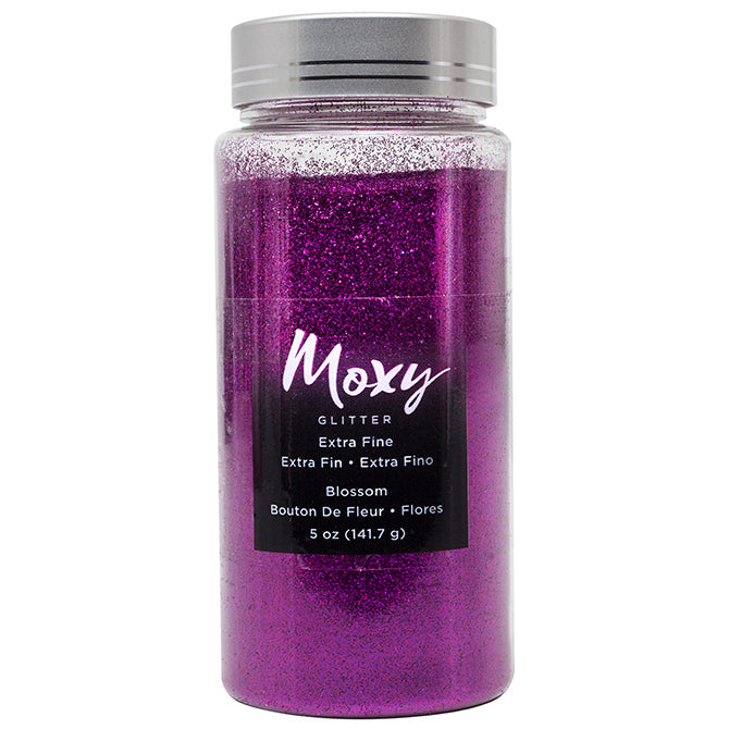 Moxy Extra Fine Glitter-Blossom 5oz Bottle - CraftCutterSupply.com