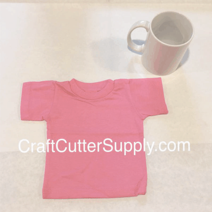 Mini Tee Bubble Gum Pink - CraftCutterSupply.com