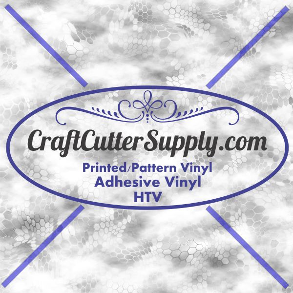Bushwolf Chameleon Camo Snow  12x12 - CraftCutterSupply.com