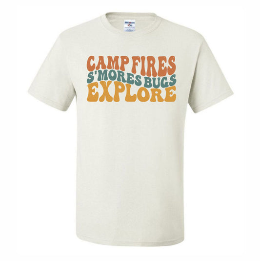 Camp Fires Smores Bugs Explore (CCS DTF Transfer Only)