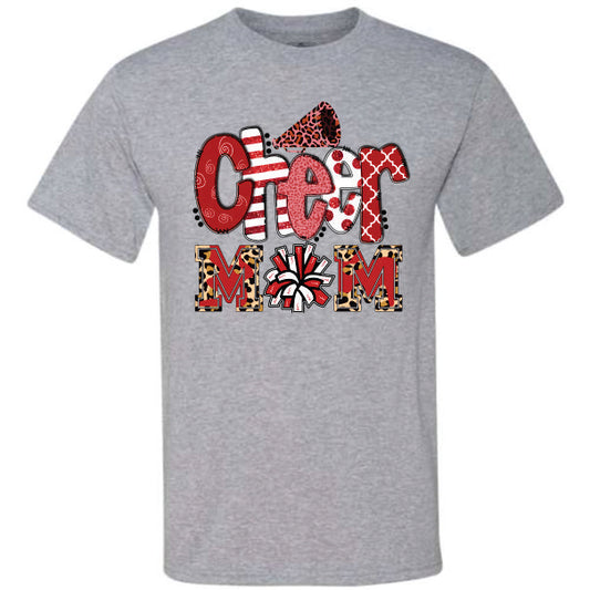 Cheer Mom Red Leopard (CCS DTF Transfer Only)