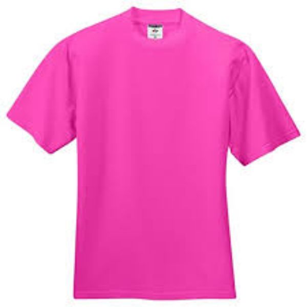 Youth Jerzees Brand 5.6oz 50/50 T-Shirt Color-Cyber Pink - CraftCutterSupply.com