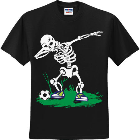 Dabbing Skeleton Soccer (CCS DTF Transfer Only)