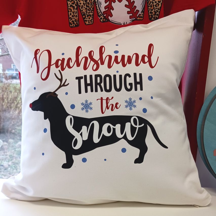 Dachshund Through The Snow (CCS DTF Transfer Only)