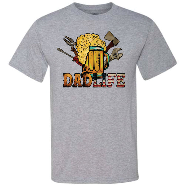 Dad Life Beer Mug & Tools (CCS DTF Transfer Only)