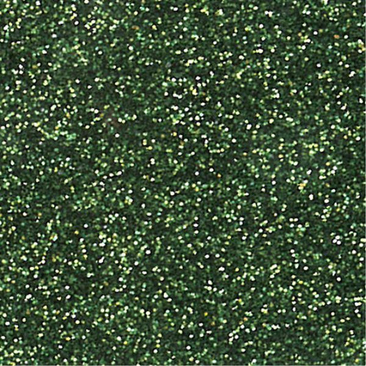 GlitterFlex Ultra White/Emerald Glitter HTV –