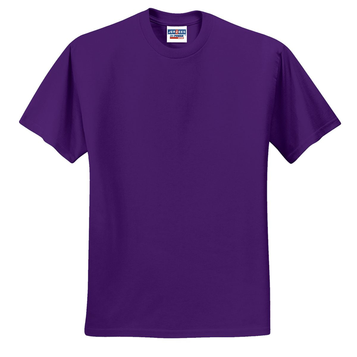 Adult Jerzees Brand 5.6oz 50/50 T-Shirt Color-Deep Purple - CraftCutterSupply.com