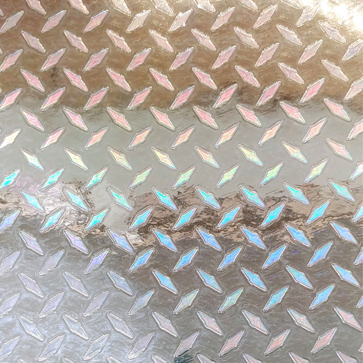 Diamond Plate Mini Holographic Silver - CraftCutterSupply.com