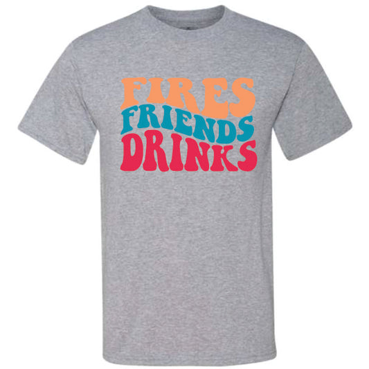 Fire Friends Drinks (CCS DTF Transfer Only)