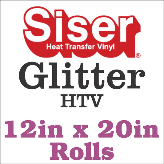 Siser Glitter HTV 12in x 20in Roll SALE While Supplies Last