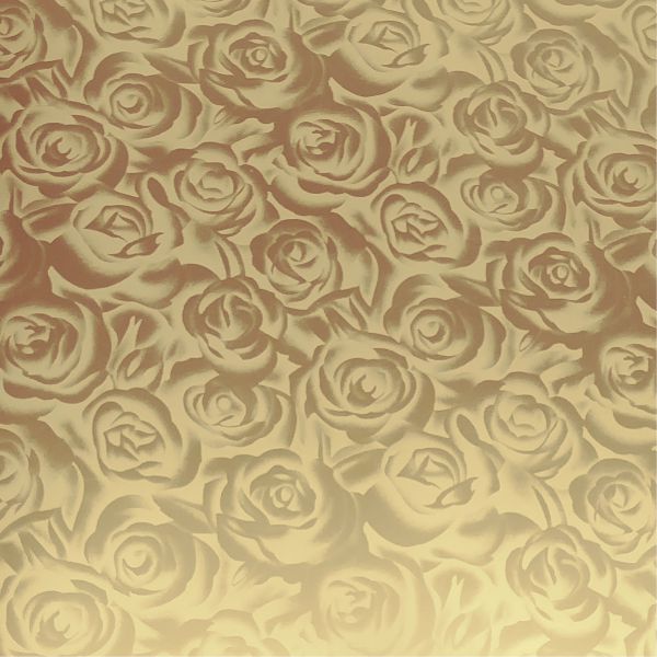 DecoFilm® Soft Metallic Gold Roses HTV - CraftCutterSupply.com