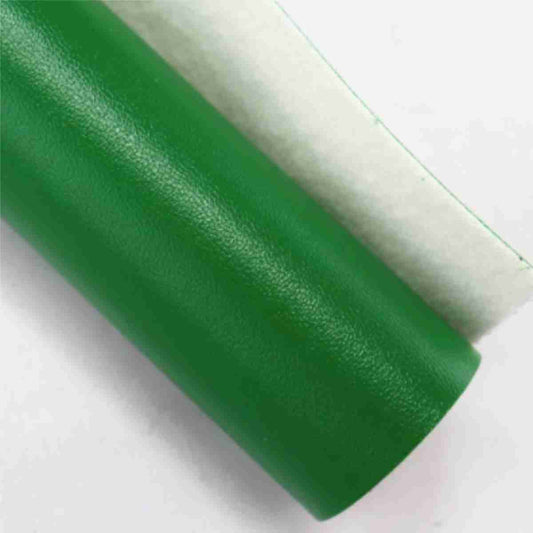 Faux Leather Green Fabric Synthetic 11.75in x 12in Sheets