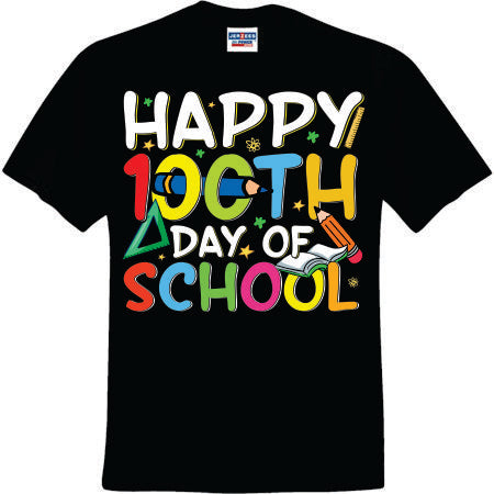 Happy 100th Day Of School (CCS DTF Transfer Only)