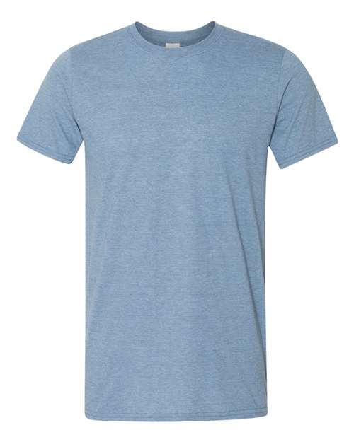 Adult - Gildan Softstyle T-Shirt 64000 Heather Indigo