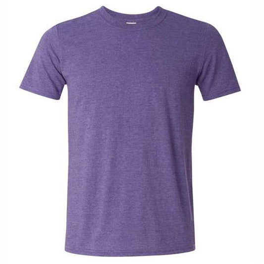 Adult - Gildan Softstyle T-Shirt 64000 Heather Purple