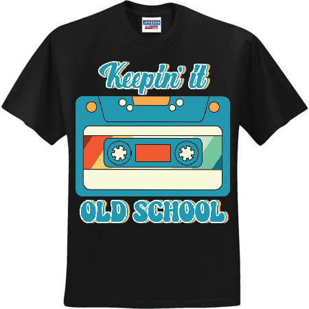 Keepin It Old School Cassette (CCS DTF Transfer Only)