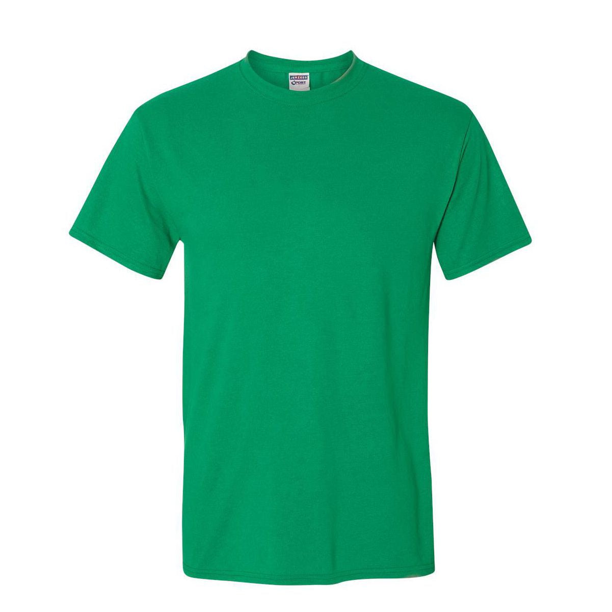 Adult Jerzees Brand 5.6oz 50/50 T-Shirt Color-Kelly - CraftCutterSupply.com