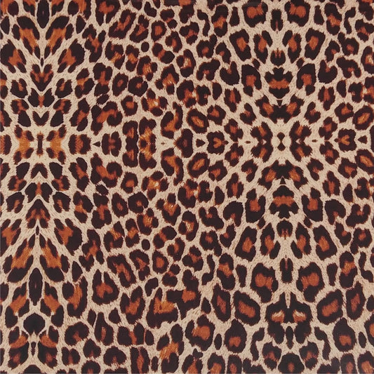 Specialty PSV Fashion Patterns-Leopard 12in x 15in Sheet (Permanent Adhesive Pattern Vinyl) SALE While Supplies Last