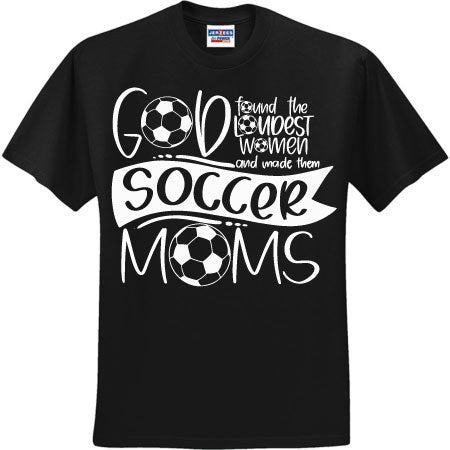 Loudest Soccer Moms White (CCS DTF Transfer Only)