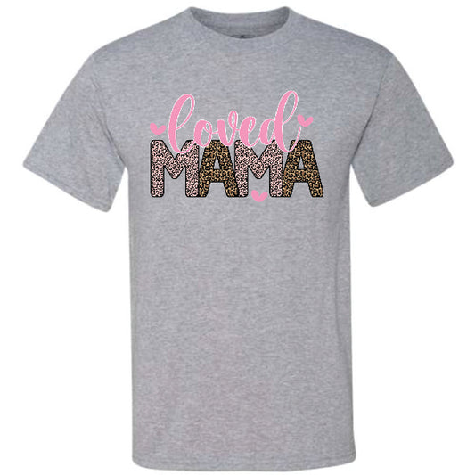 Loved Mama Pink Leopard (CCS DTF Transfer Only)