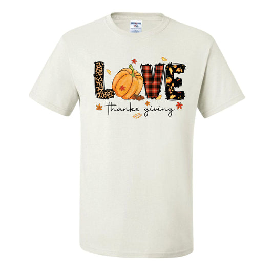 LOVE Thanksgiving Pumpkin (CCS DTF Transfer Only)