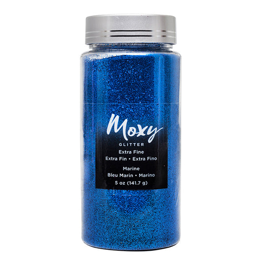 Moxy Extra Fine Glitter-Marine 5oz Bottle - CraftCutterSupply.com