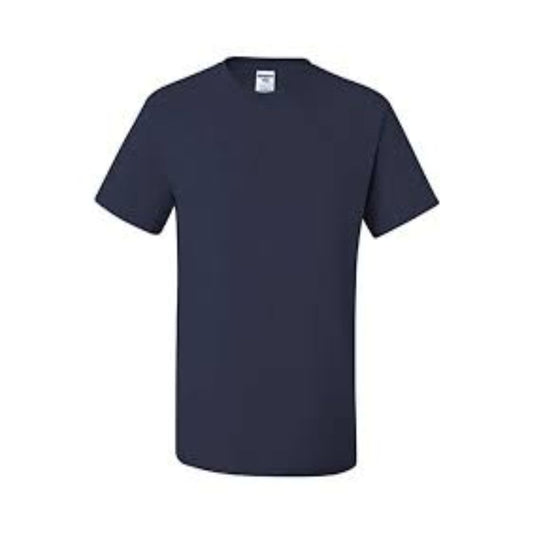 Youth Jerzees Brand 5.6oz 50/50 T-Shirt Color-J Navy Blue - CraftCutterSupply.com