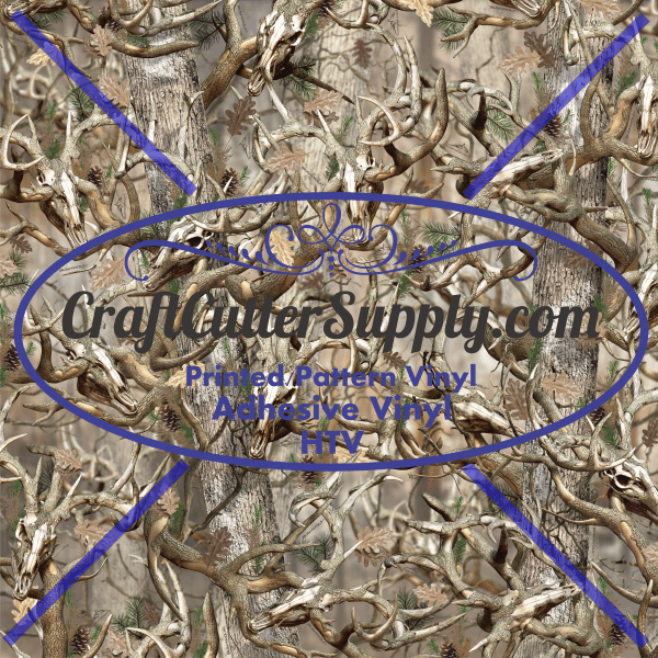 Obliteration Buck Camo 12x12 - CraftCutterSupply.com