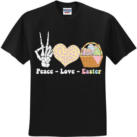 Peace Love Easter Skeleton (CCS DTF Transfer Only)