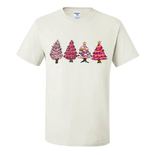 Pink Christmas Trees (CCS DTF Transfer Only)