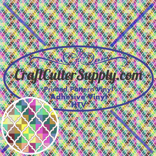 Quatrefoil Colors 12x12 - CraftCutterSupply.com