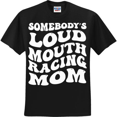 Racing Mom White (CCS DTF Transfer Only)